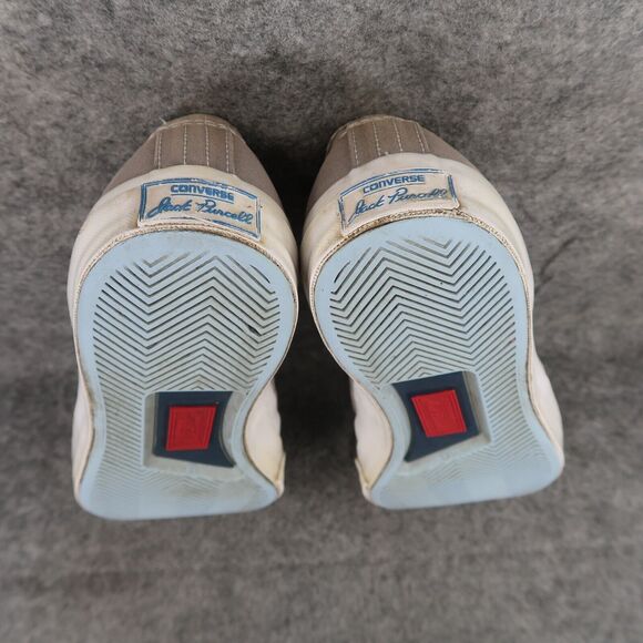 Converse Shoes Mens 9 Sneakers Jack Purcell Comfort Wedge Classic Canvas Grey - Picture 13 of 16